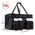 thumbnail image 4 of Insulated Food Delivery Bag with 4 Cup Holders, Large Warm & Cooler Shipping Bag, Catering Thermal Bag for Cold and Hot Food Transport, Grocery Bags for Pizza Delivery, Beverages, 4 of 5
