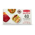 thumbnail image 6 of Rubbermaid TakeAlongs Food Storage Containers, 40 Piece Set, Ruby Red, 6 of 8