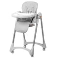 thumbnail image 3 of Bebbly Silla Alta para Bebé Ajustable con Charola y Respaldo Reclinable Altura Regulable en 6 Niveles Silla de Comer con Arnés de Seguridad y Ruedas Ideal para Alimentación y Juego 6 meses a 3 años, 3 of 10