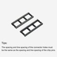 thumbnail image 4 of Uxcell DIP IC Chip Socket Adapter Round Pin 40P 2.54mm Pitch IC Socket for PCB Board Chip, 10 Pack, 4 of 7