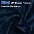 thumbnail image 3 of Topbuy 84" x 90" Electric Heated Blanket Throw Flannel Heating Blanket w/Dual Controllers Blue, 3 of 4