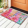 thumbnail image 1 of Watercolour Paint Rugs Doormat, Non-Slip Machine Washable Carpets Floor Door Mat , 36" x 24", 1 of 6