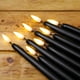 thumbnail image 5 of Juego de 6 velas cónicas LED negras, velas de ventana, velas ligeras, velas largas, velas a pilas (pilas no incluidas), velas eléctricas con función de temporizador., 5 of 5