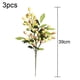 thumbnail image 2 of FloreceBien 3 piezas de hojas de olivo artificiales con frutas, ramas de olivo artificiales, plantas verdes para decoración del hogar y la oficina, 2 of 5
