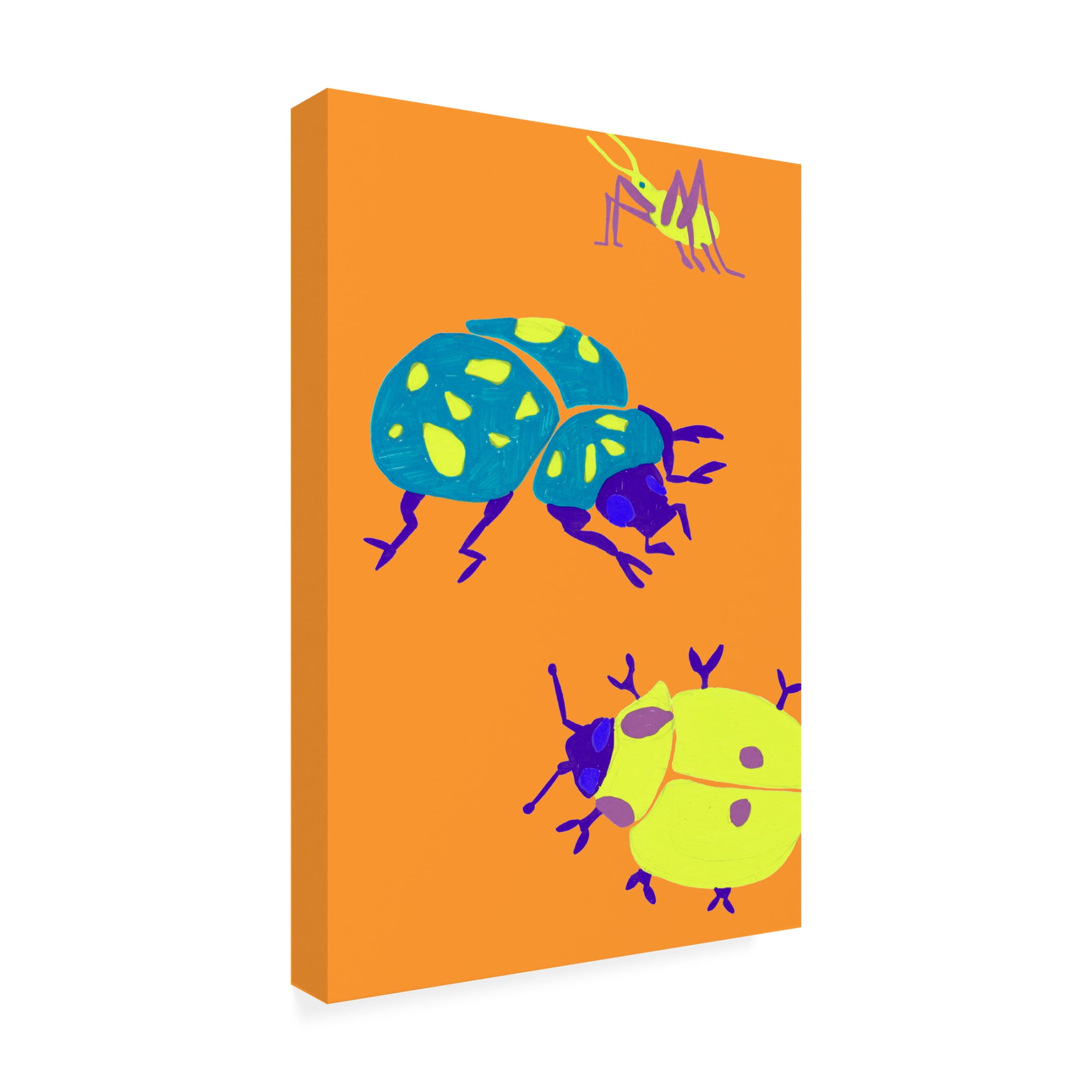 Trademark Fine Art Ania Zwara  Sunny Ladybugs Canvas Wall Art
