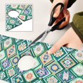 thumbnail image 6 of Yayeee Faucet Mat for Kitchen Sink 30" Diatomite Long Splash Guard Pad, Green Geometric Flowers, 2 Pack, 6 of 7