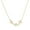 Gold, variant on Athra Women's Triple Sideways Cross Necklace With Extension, Silver,OS - US