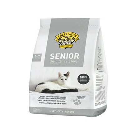 Dr. Elsey's Precious Cat Senior Silica 8 Lb (Best Cat Litter For Senior Cats)