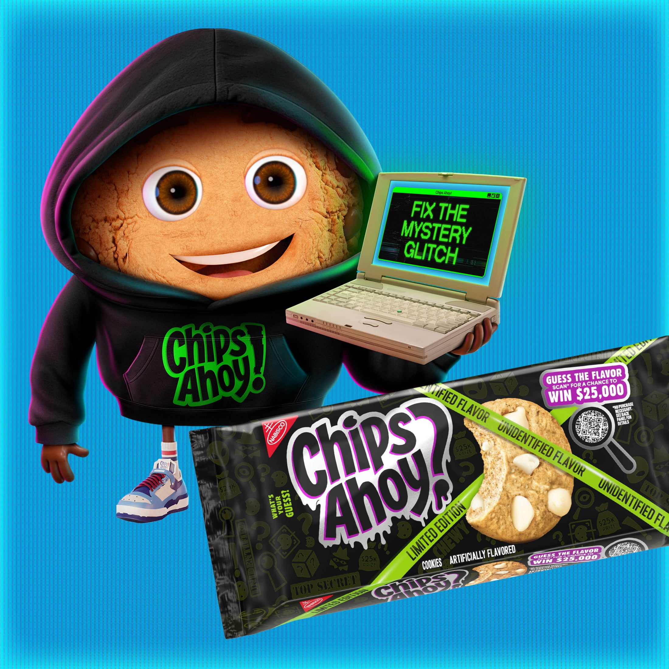 CHIPS AHOY! Chewy Mystery Glitch Cookies, Limited Edition, 9.58 oz