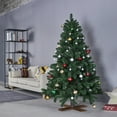 thumbnail image 2 of Northlight Brown Light Wooden Adjustable Artificial Christmas Tree Stand, for Trees up to 7.75' Tall and up to 1.25" in Diameter, 2 of 3