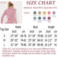 thumbnail image 6 of QRIC Women Workout Crop Top Seamless Shirt Athletic Long Sleeve Fitness Tight Tee, 6 of 6