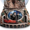 thumbnail image 3 of Bradford Exchange Journey to Hogwarts Express Illuminated Musical Glitter Snow Globe, 7-Inches, 3 of 5