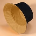 thumbnail image 2 of MEICHEN Women's Fisherman Hat Candy Colored Washbasin Hat Outdoor Art Casual Sunshade Hat, 2 of 4