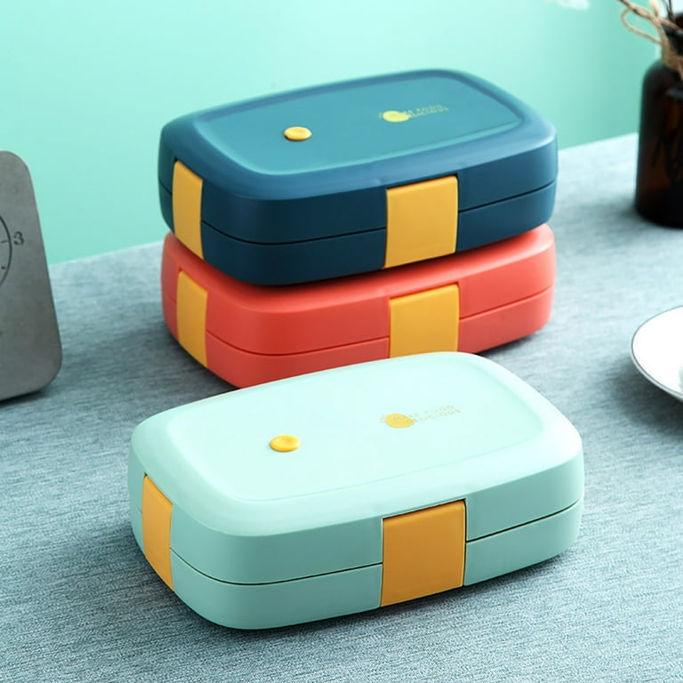 ZHAGHMIN Kitchen Glass Containers Bento Lunch Box Reusable Food Container  For School Work Travel Student Lunch Box Bento Box Large Sandwich Baggies  Silicone Pouch Reusable Reusable Food Pouches For 