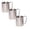 3PCS_Silver, variant on 2Packs Outdoor Camping Mug Stainless Steel 9.6 Oz, Metal Coffee Cup for Hiking Travel, Lightweight Heat-Resistant Mug with Carabiner for School and Backpacking