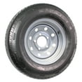 Radial Trailer Tire On Rim ST175/80R13 175/80R13 13 5 Lug Wheel Silver