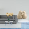 thumbnail image 2 of Asa de mueble,Tirador de latón con forma de lazo para muebles o armario,sujetalibros decorativos,Sujetalibros decorativos para oficina y hogar,libros, 2 of 8