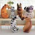 thumbnail image 4 of OUTAD 3D Simulation Dog Pillow Shapi Dalmatian Husky Plush Cushion Office Napping Home Practical Washable Pillow, 4 of 7