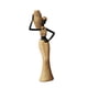 thumbnail image 4 of Figura de mujer africana, escultura de resina pintada a mano para decoración de mueble de TV Estilo C, 4 of 9