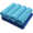 Light blue and dark blue, variant on Riwcyla 8 Pack Cooling Towels for Neck and Face Instant Cooling Ice Towels for Sports Gym Workout Yoga Running Camping