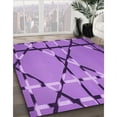 thumbnail image 2 of Ahgly Company Indoor Rectangle Patterned Heliotrope Purple Area Rugs, 5' x 8', 2 of 6