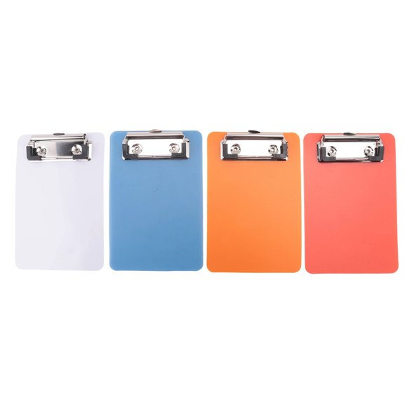 Mini Portapapeles de 4 X 6 Pulgadas, PequeñOs, para Bloc Notas, PláStico Bolsillo TamañO Memo