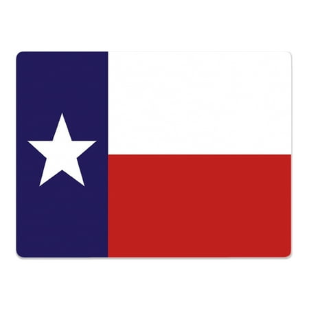 

Rivers Edge Products Tempered Glass Cutting Board 12 by 16 Inches Texas Flag