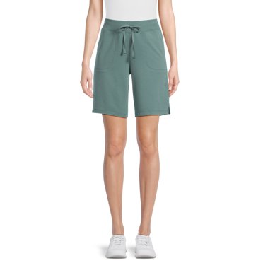Athletic Works Women's and Women's Plus French Terry Bermuda Shorts, Sizes XS-4X