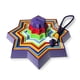 thumbnail image 1 of Bearachild Colgante de carillón de viento, adorno de torre de estrella fugaz de plástico, decoración de pared, juguete relajante plegable 3D, decoración Artesanía Púrpura Bearachild HA007988-02, 1 of 6