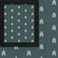 thumbnail image 2 of 3S Brother's Home Décor Curtains BOHO Design Set of 2 Panels Velvet Look Hanging Back Tap and Rod Pocket Décor Nursery Room Bedroom Kitchen Window - Made in Turkey31DP-Green (52"Wx108"L), 2 of 6