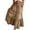 Brown, variant on Flowy Midi Skirt For Women Summer High Waist Tiered Denim Skirt Button Front Ruffled A Line Jean Skirt With Pockets Vintage Casual Style S Blue