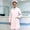 Pink, variant on Elegant Lab Coat with Classic Collar and Sleek Slant Pockets for and Everyday Styling in - Fashion
