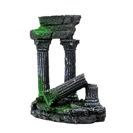 Roman Temple Ruins Aquarium Decoration Aquarium Tank Fish
