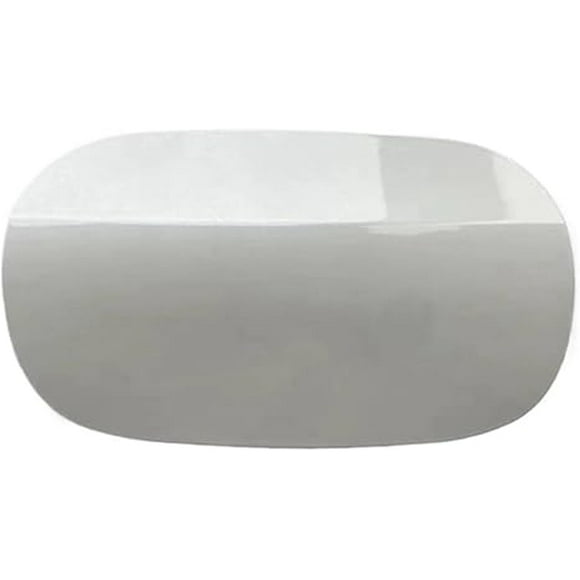 Car Exterior Fuel Tank Cover Compatible For Benz E-Class W213 E200L E300L E320L E260L 2016-2021 Filler Tank Cover Accessories(Pearl White)