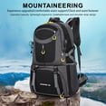 thumbnail image 4 of Sunshinehomely Camping Backpack 60L Large Capacity Hiking Backpack Waterproof Mountaineering Backpack Outdoor Sport Travel Daypack Backpacking Bag for Men Women, 4 of 9