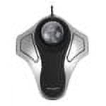 Kensington Optical Orbit Trackball Mouse, Two-Button, Black/Silver