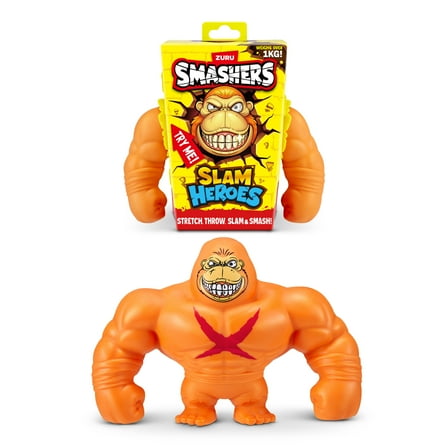 Smashers Slam Heroes Gorilla Stretchable Novelty and Gag Toy for Boys Ages 3  by ZURU