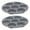 Color:Grey, variant on 2Pcs 7 Hole Silicone Muffin Baking Pan Silicone Muffin Cake Tray 7 Hole Nonstick Baking Molds for Air Fryer Treats