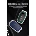 thumbnail image 3 of Key Fob Cover Compatible with Toyota Camry Highlander Land Cruiser Grand Highlander Prius 2019-2026 3/4/5/6 Button Keychain Case Holder Protector,B Keychain Gun Green, 3 of 9