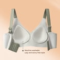 thumbnail image 6 of IQOGKRN 2-Pack Women's Jelly Bras No Underwire Comfort Wireless Push Up Bras Seamless Tshirt Bralettes Multicolor #2 5XL, 6 of 8