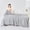 Gray, variant on Fmbmuo Summer Cooling Quilt Circle Print Black Edge Lightweight Breathable Air Conditioner Blanket Machine Washable Twin Size (Blue)