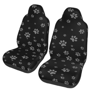Dog paw hotsell print seat covers
