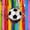 Black Rainbow, variant on Castle Fairy Waterolor Soccer Print Full Size Bedding Sets 7 Pieces, Gradient Graffiti Splash Full Size Bed in a Bag, Blue White Black,Black Reversible