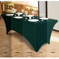 thumbnail image 4 of Mantel Utopia Kitchen Spandex, paquete de 2 unidades [1,8 m, color verde cazador], 4 of 9