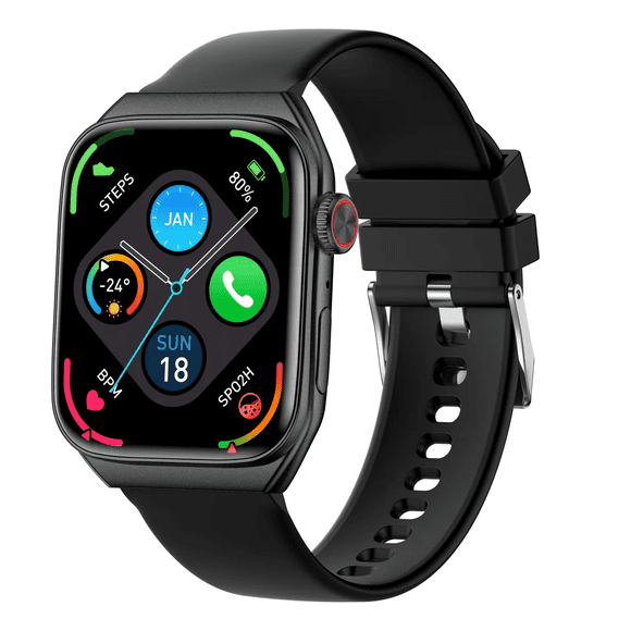 Reloj Inteligente Bluetooth, Smartwatch Resistente Al Agua Ip68, Modelo Deportivo Xtellar negro