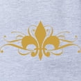 thumbnail image 2 of CafePress - Fleur De Lis Swirls_Light - Cute Infant Baby Football Bodysuit, 2 of 3