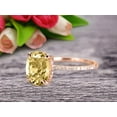 thumbnail image 4 of 1.75 Carat 8x6mm Oval Cut Champagne Diamond Moissanite Engagement Ring Bottom Diamond HALO Designed Bridal Ring Wedding Ring 10K Rose Gold Anniversary Gift, 4 of 6