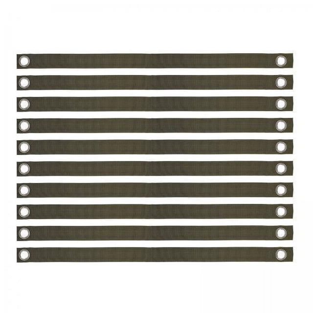 3x10 Correas Para árboles, Diseño Transpirable Para árboles Jóvenes, Protección Contra Huracanes Para Exteriores, 3,8 Cm X 80 Cm, Color Verde