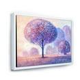 thumbnail image 3 of Designart 'Colourful Trees Abtract Impression II' Traditional Framed Canvas Wall Art Print, 3 of 5
