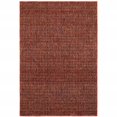 thumbnail image 6 of 9' X 12' Red Gold And Blue Geometric Power Loom Stain Resistant Area Rug, 6 of 6